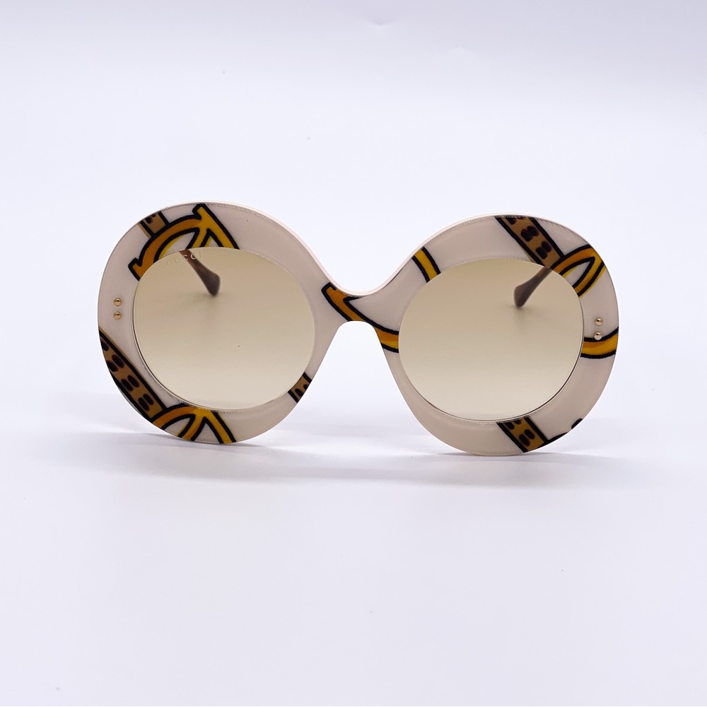 NEW GUCCI SUNGLASSES GG0894S 003 WOMEN GOLD GUCCI GG0894S - Picture 4 of 11